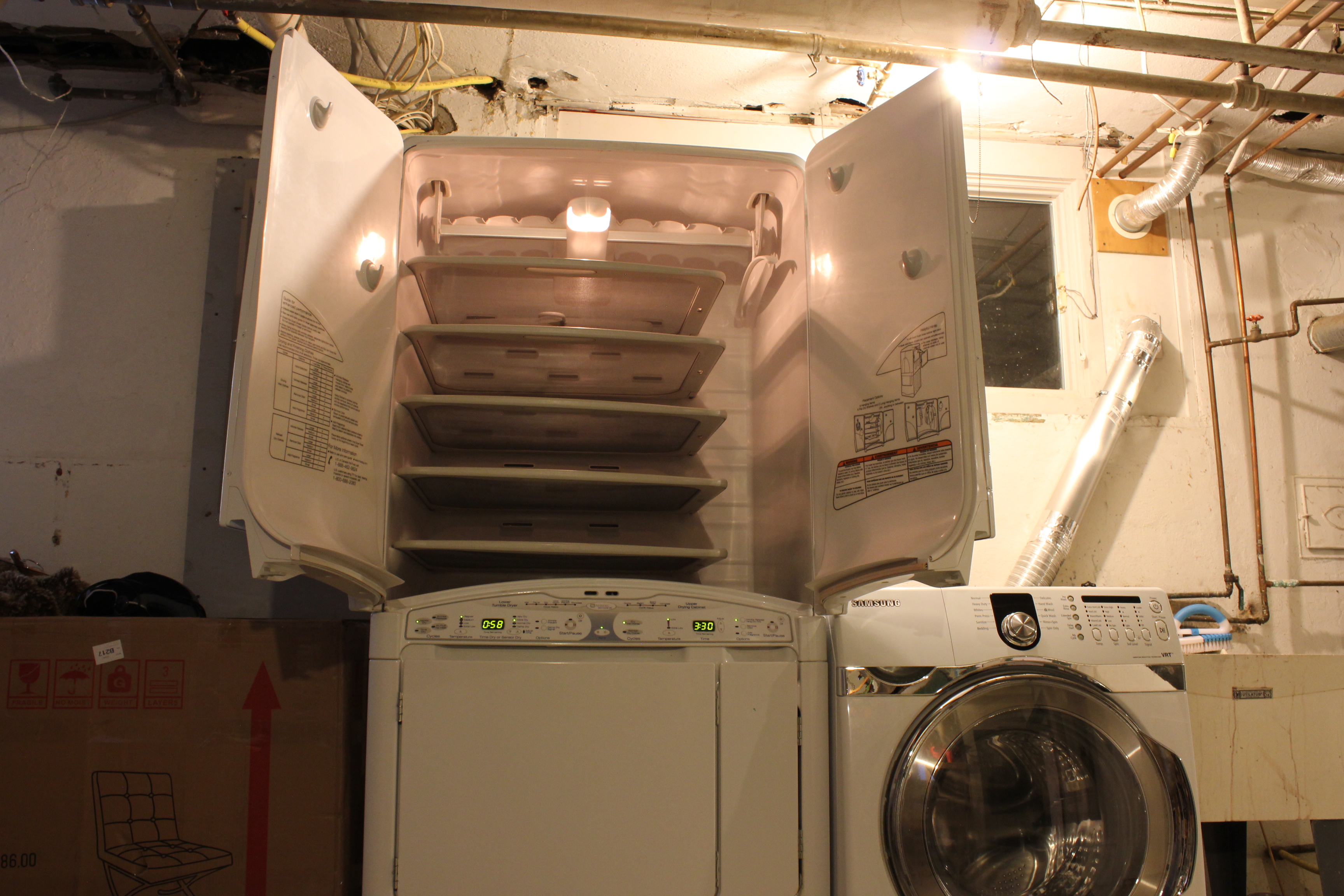 Maytag Neptune DC with Upper Drying Cabinet  