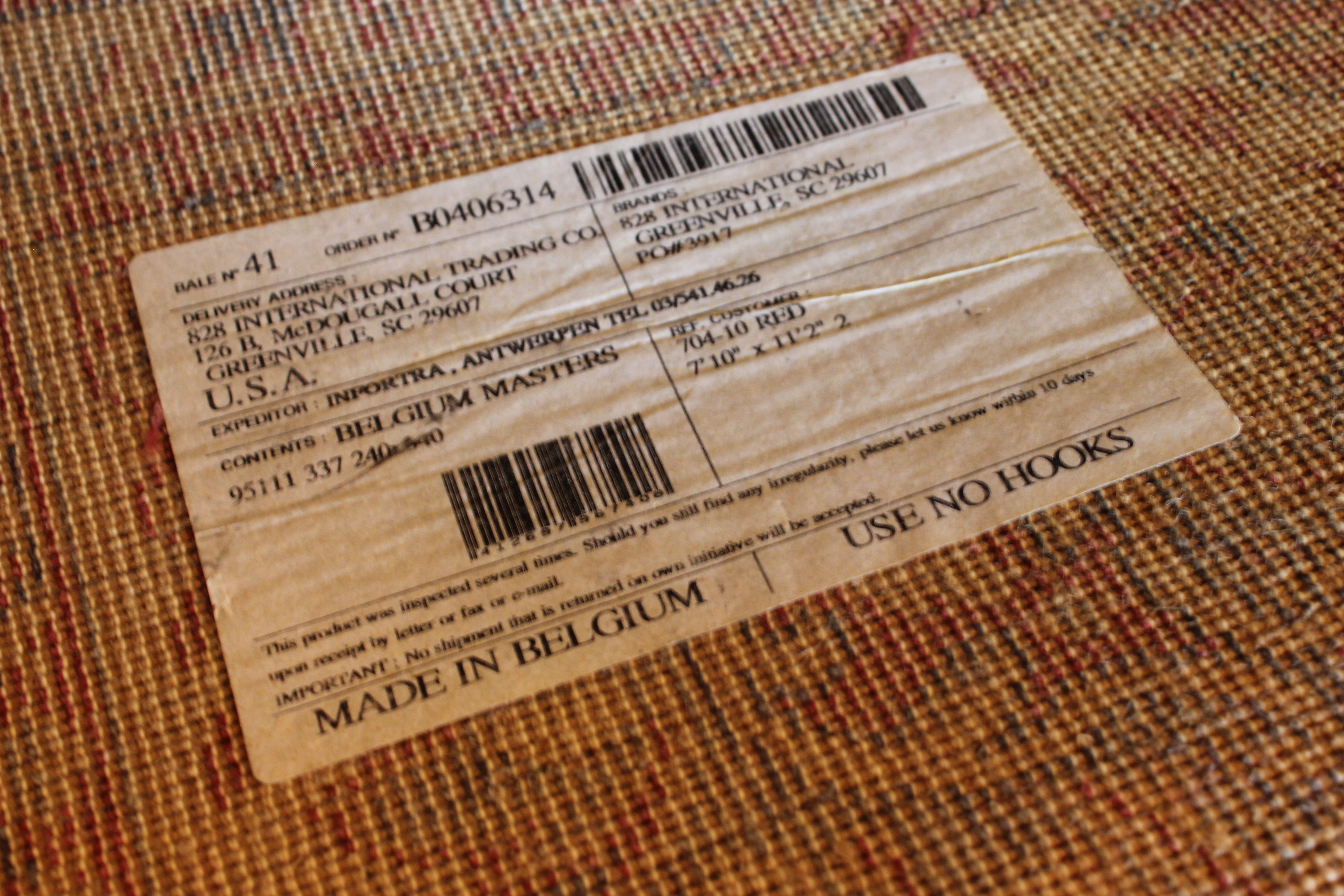 Belgium Masters Designer Area Rug