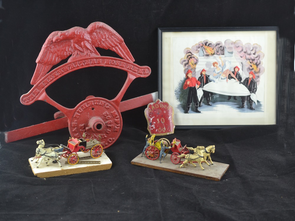 Vintage Firefighter Memoriabelia