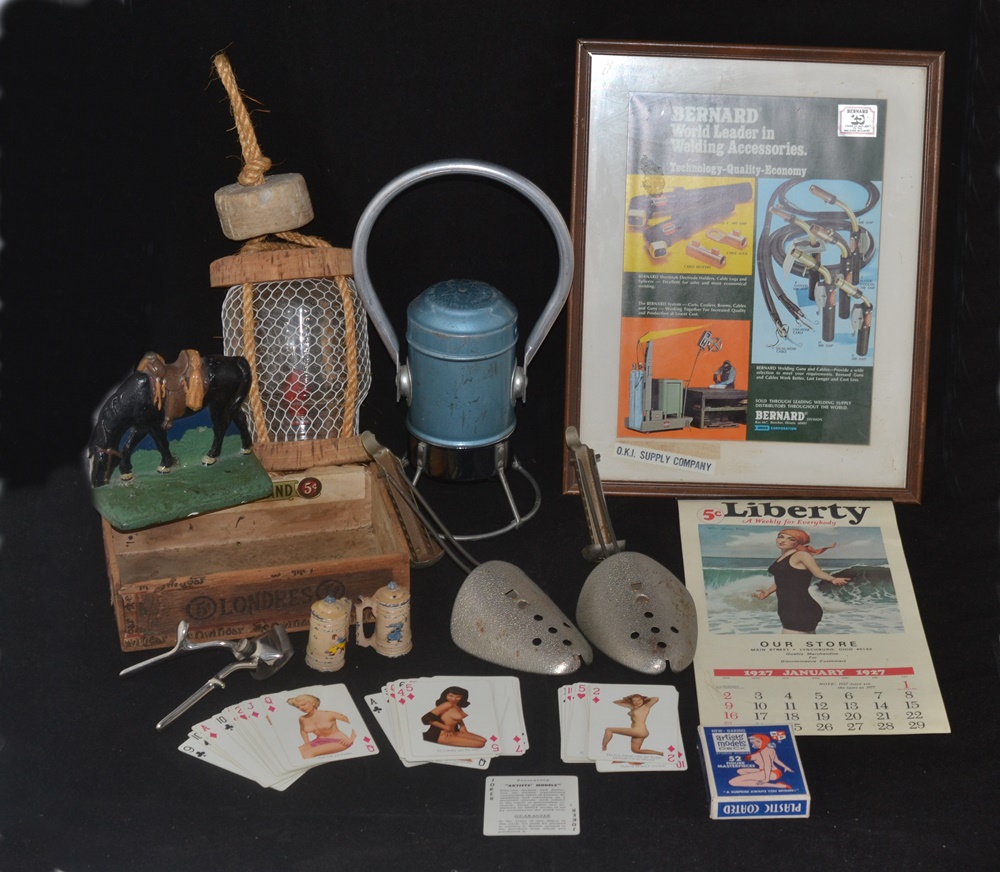 Vintage Man Cave Decorative Lot #2