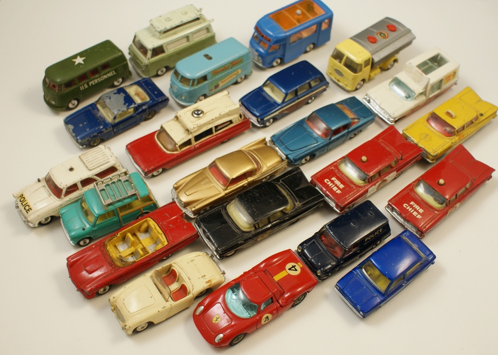 Great Lot of Vintage 1960s Corgi Cars