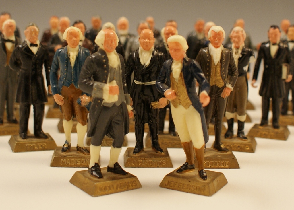 Marx Toys Vintage 1960s Era President Figures