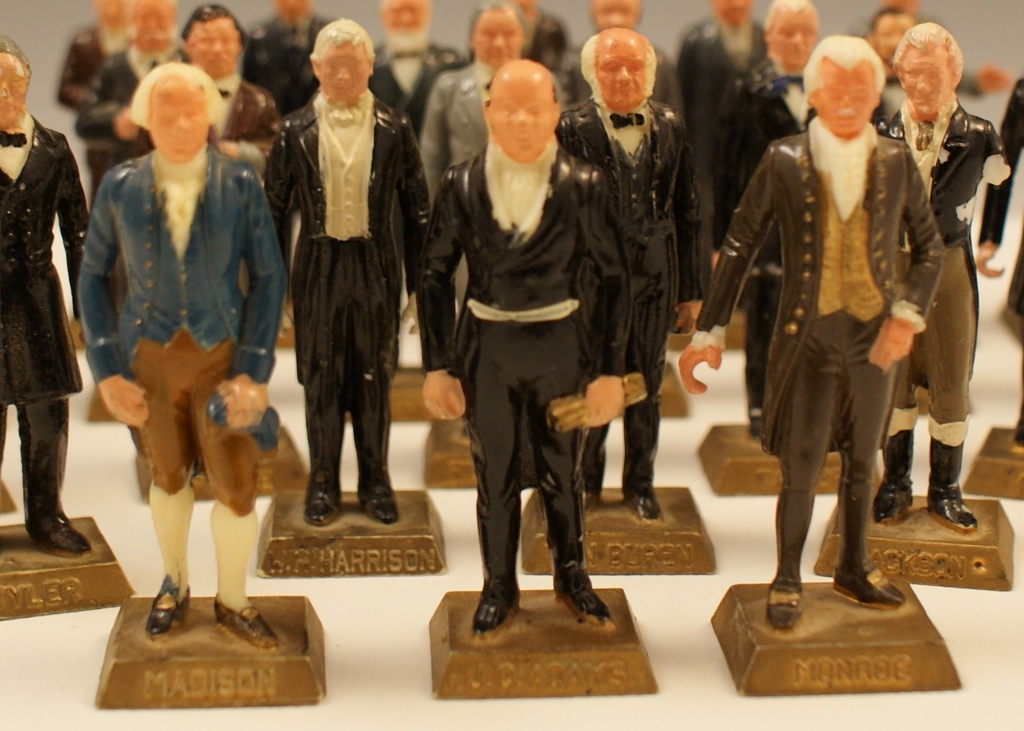 Marx Toys Vintage 1960s Era President Figures