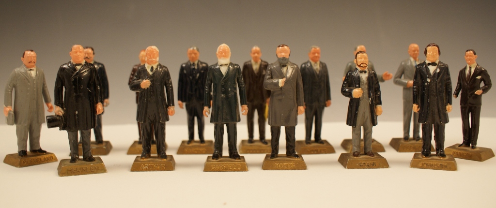 Marx Toys Vintage 1960s Era President Figures