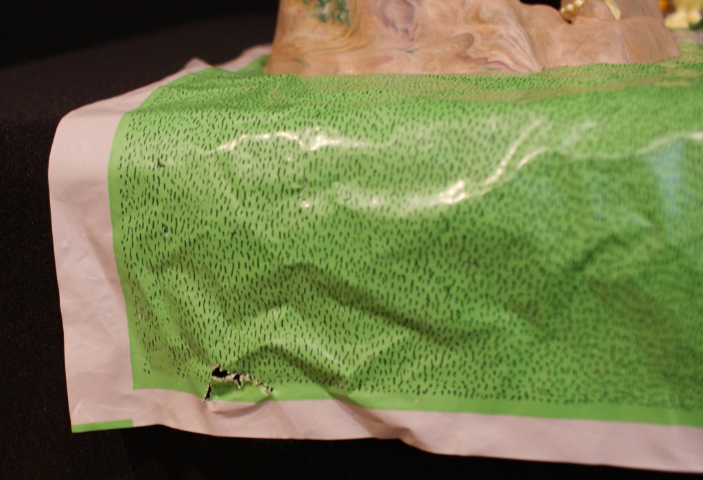 Vintage 1960s Marx Flintstones Playset