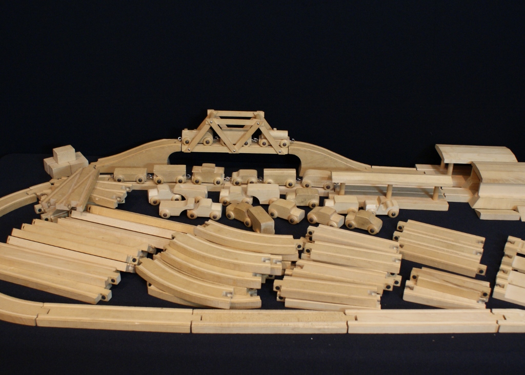 Vintage 1960s Era Playskool Skaneateles Train Set