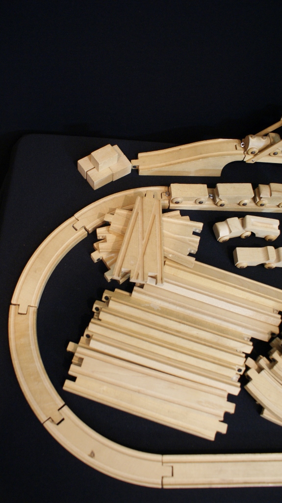 Vintage 1960s Era Playskool Skaneateles Train Set