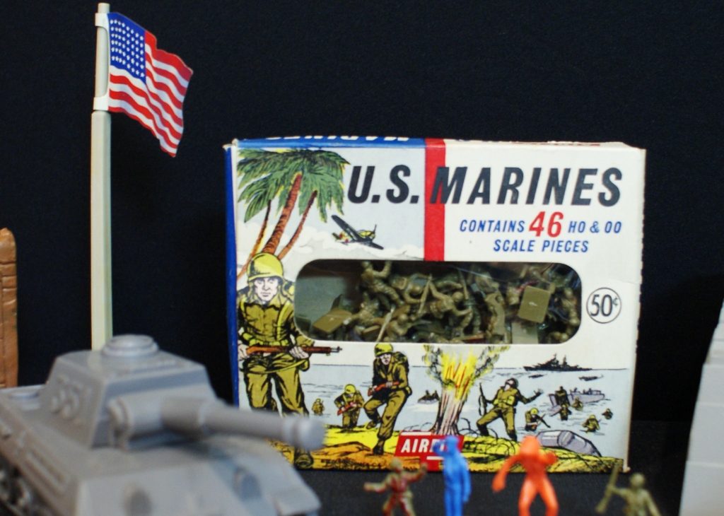 Vintage 1960s Era Marx Army Toys Lot