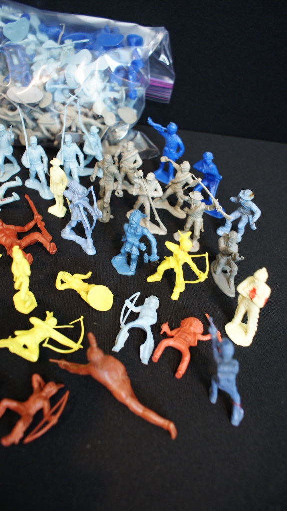 Vintage 1960s Civil War and Native American Figures
