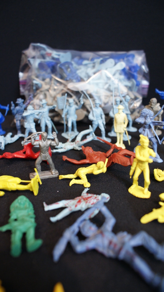 Vintage 1960s Civil War and Native American Figures
