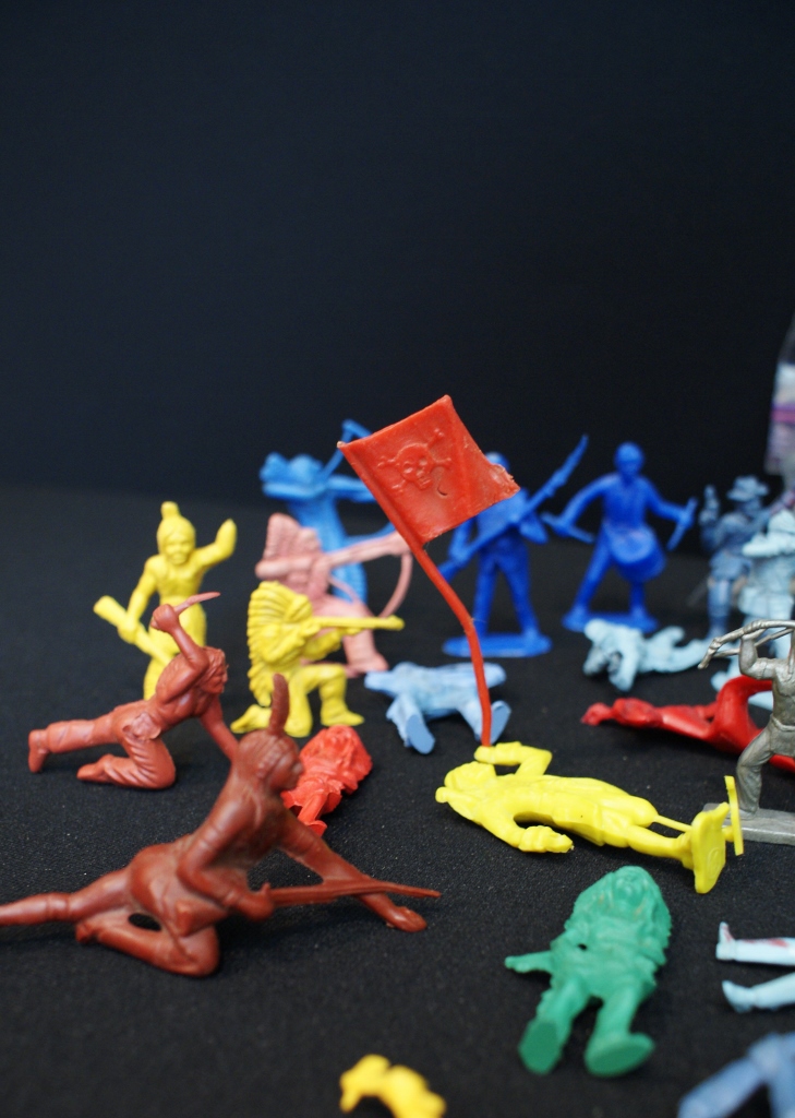 Vintage 1960s Civil War and Native American Figures