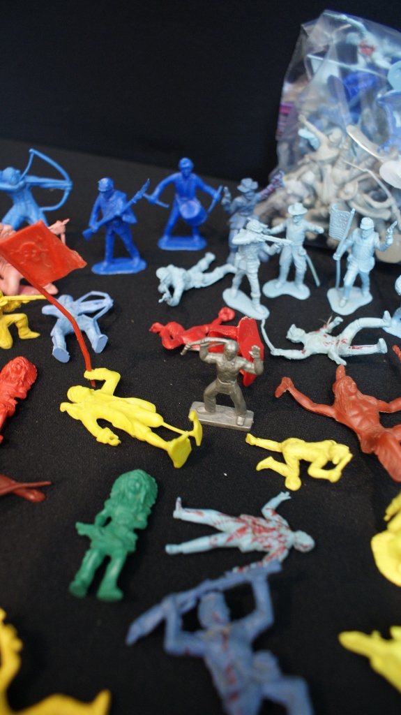 Vintage 1960s Civil War and Native American Figures