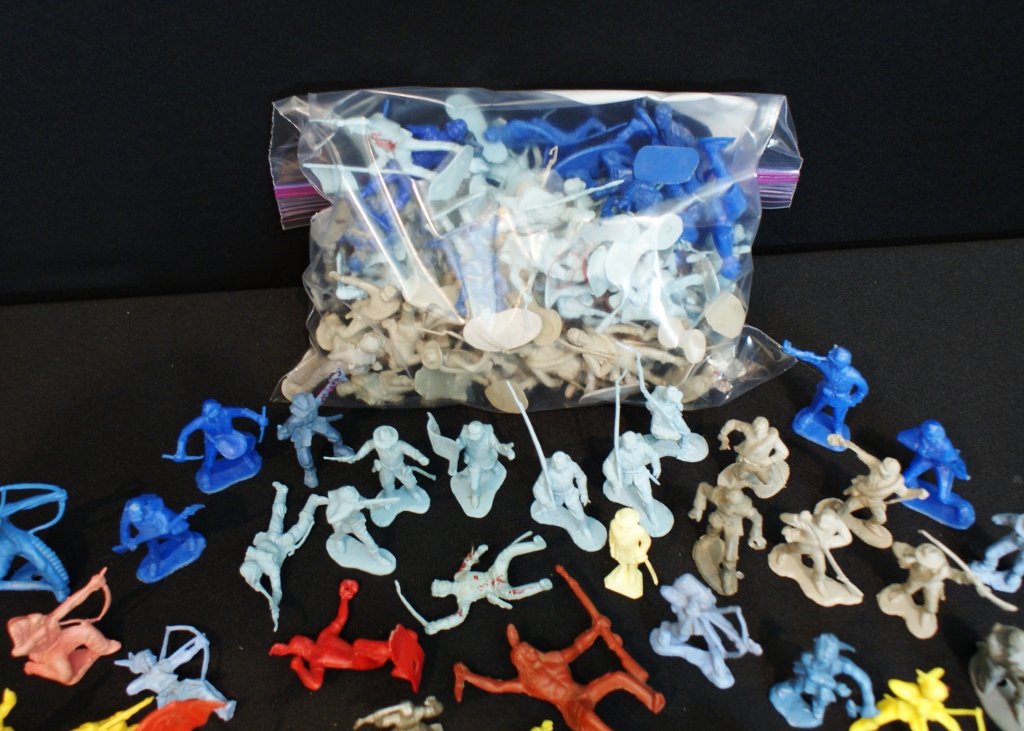 Vintage 1960s Civil War and Native American Figures