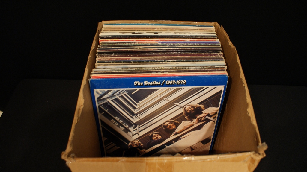 Large Box of 1970s Vinyl LPs