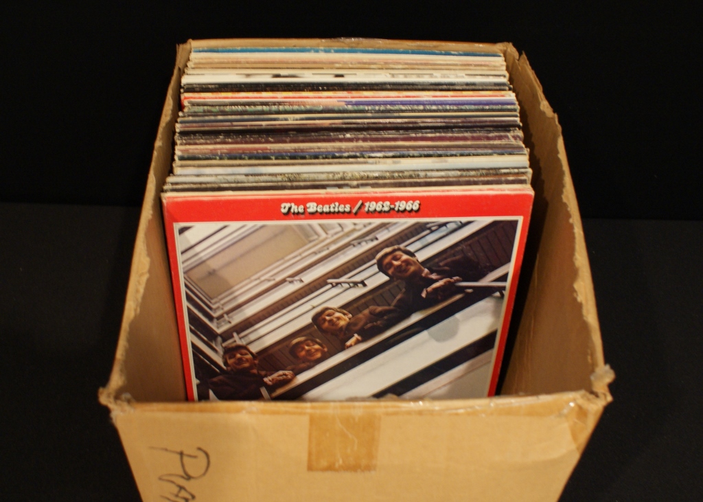 Large Box of 1970s Vinyl LPs