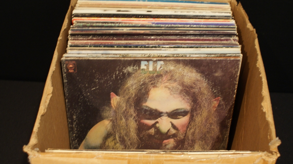Large Box of 1970s Vinyl LPs