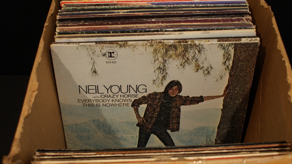 Large Box of 1970s Vinyl LPs
