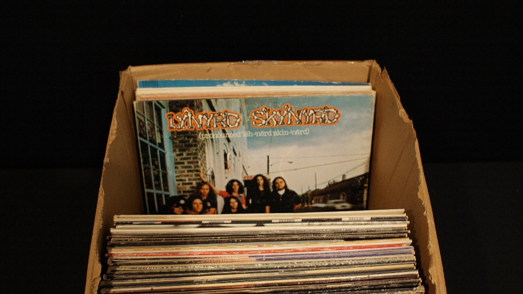 Large Box of 1970s Vinyl LPs