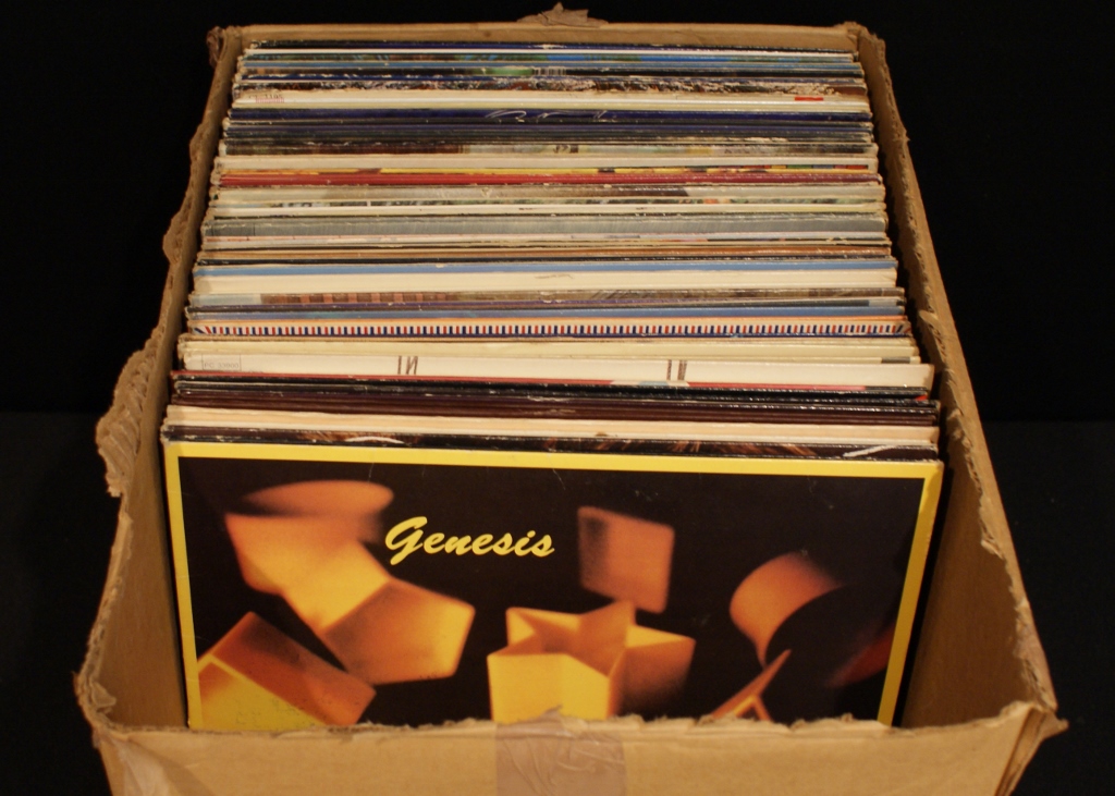 Box of 67 Vintage Vinyl LPs