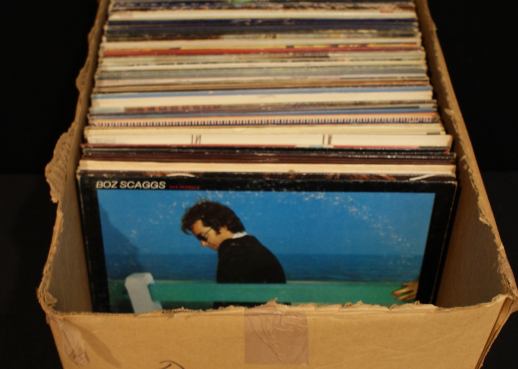 Box of 67 Vintage Vinyl LPs