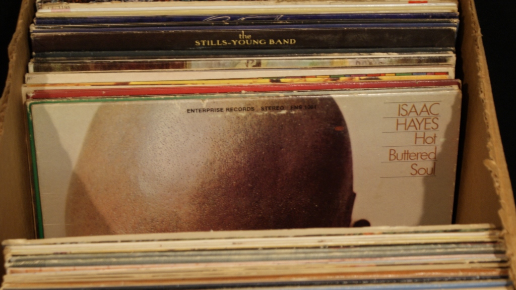 Box of 67 Vintage Vinyl LPs