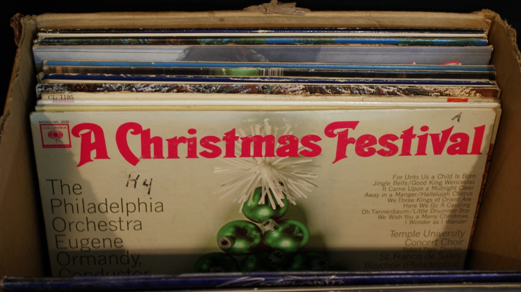 Box of 67 Vintage Vinyl LPs