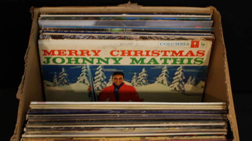 Box of 67 Vintage Vinyl LPs