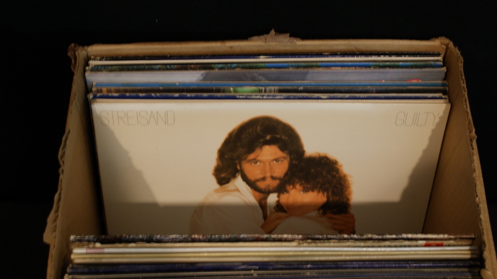 Box of 67 Vintage Vinyl LPs