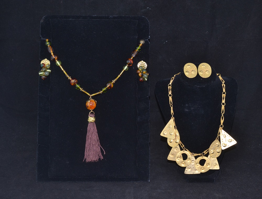 Two Vintage "Modern" Jewelry Sets
