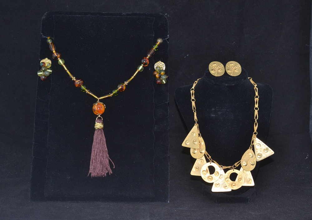 Two Vintage "Modern" Jewelry Sets