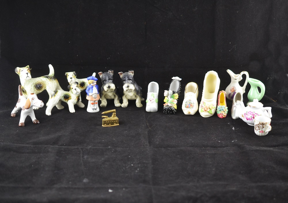 Vintage Porcelain Figurines, Shoes and More