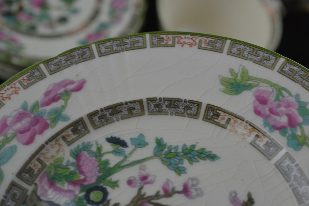 Myott China "Indian Tree-Green" Service for Eight