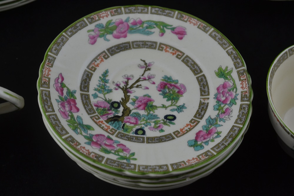 Myott China "Indian Tree-Green" Service for Eight