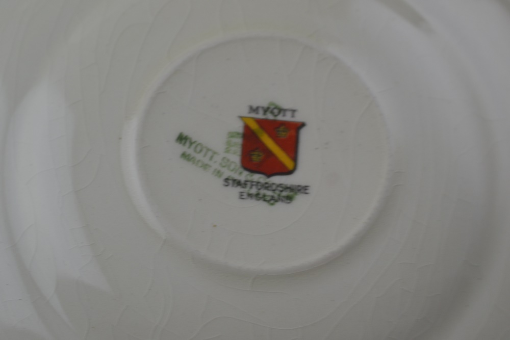 Myott China "Indian Tree-Green" Service for Eight