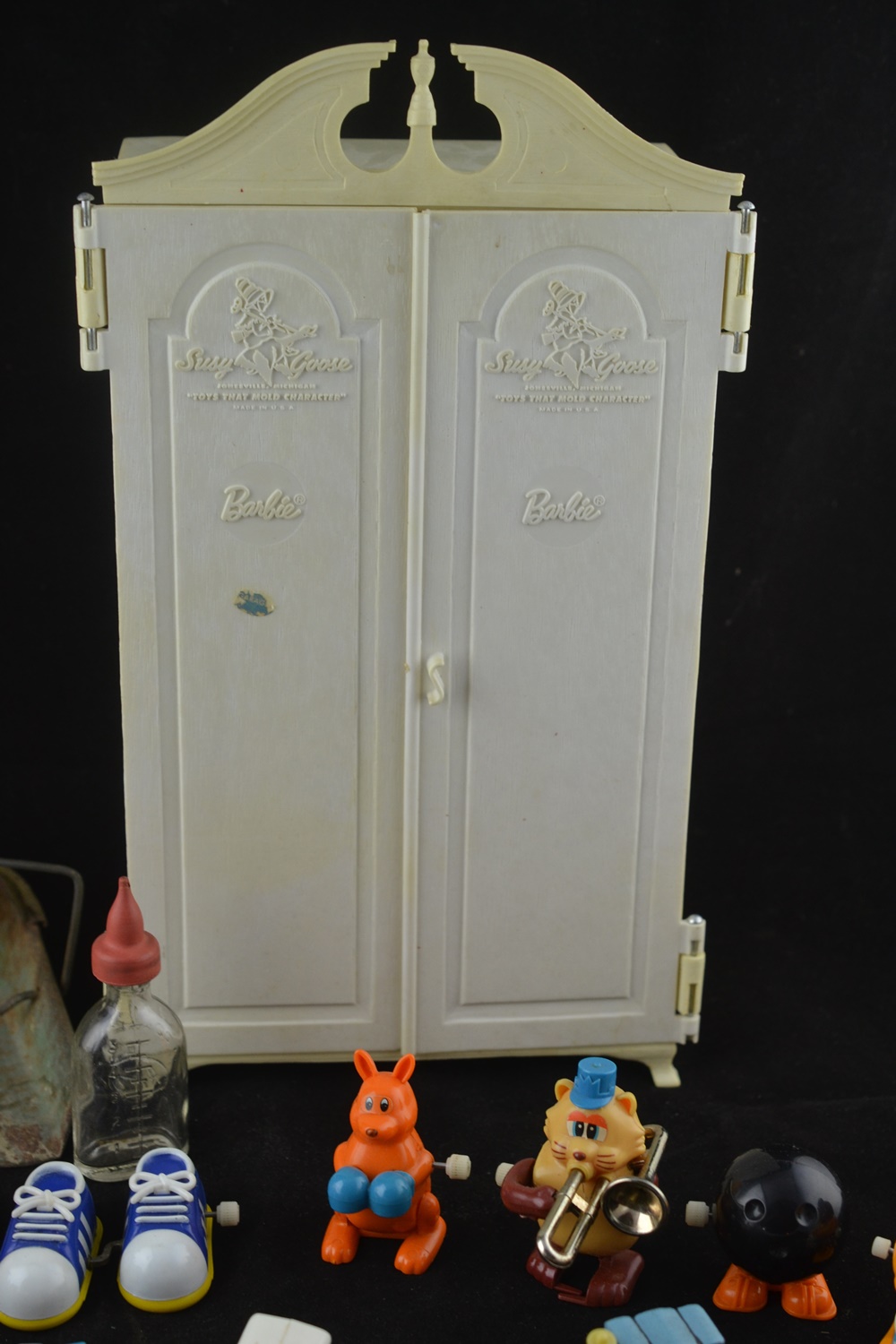 Vintage Barbie Wardrobe, Wind-Up Toys and More