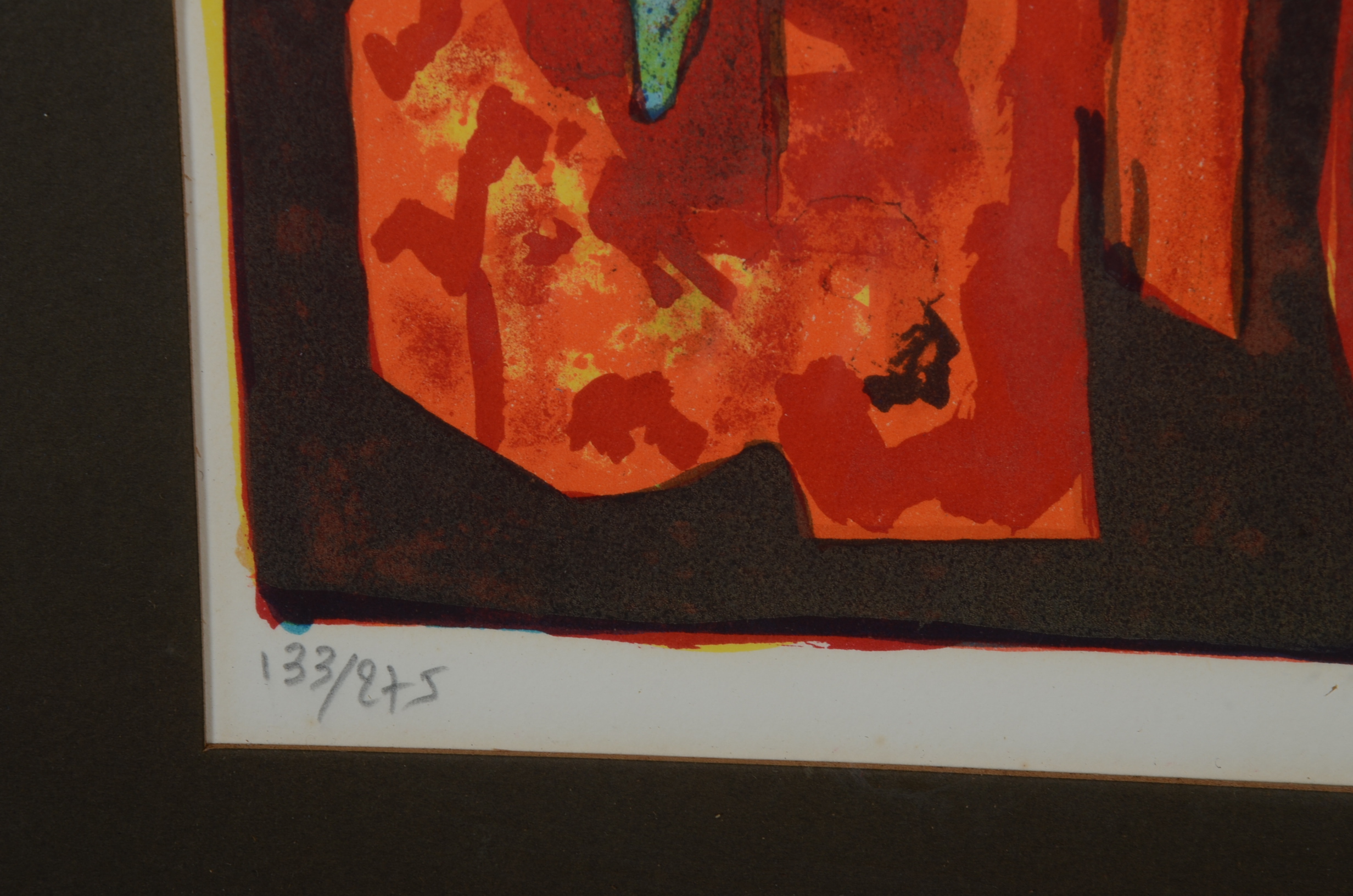 Pencil Signed Limited Edition Tony Agostini Stone Lithography 