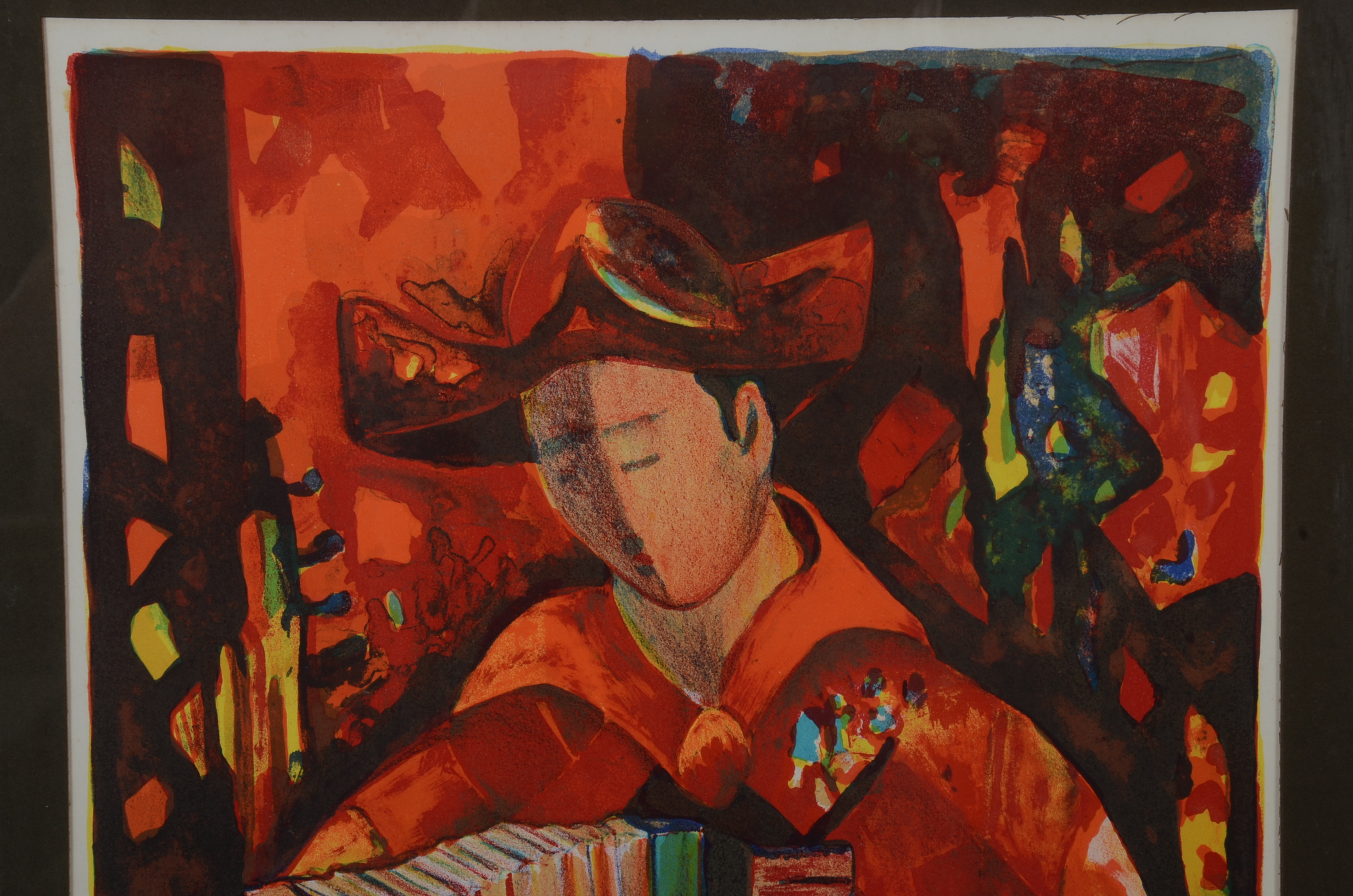 Pencil Signed Limited Edition Tony Agostini Stone Lithography 