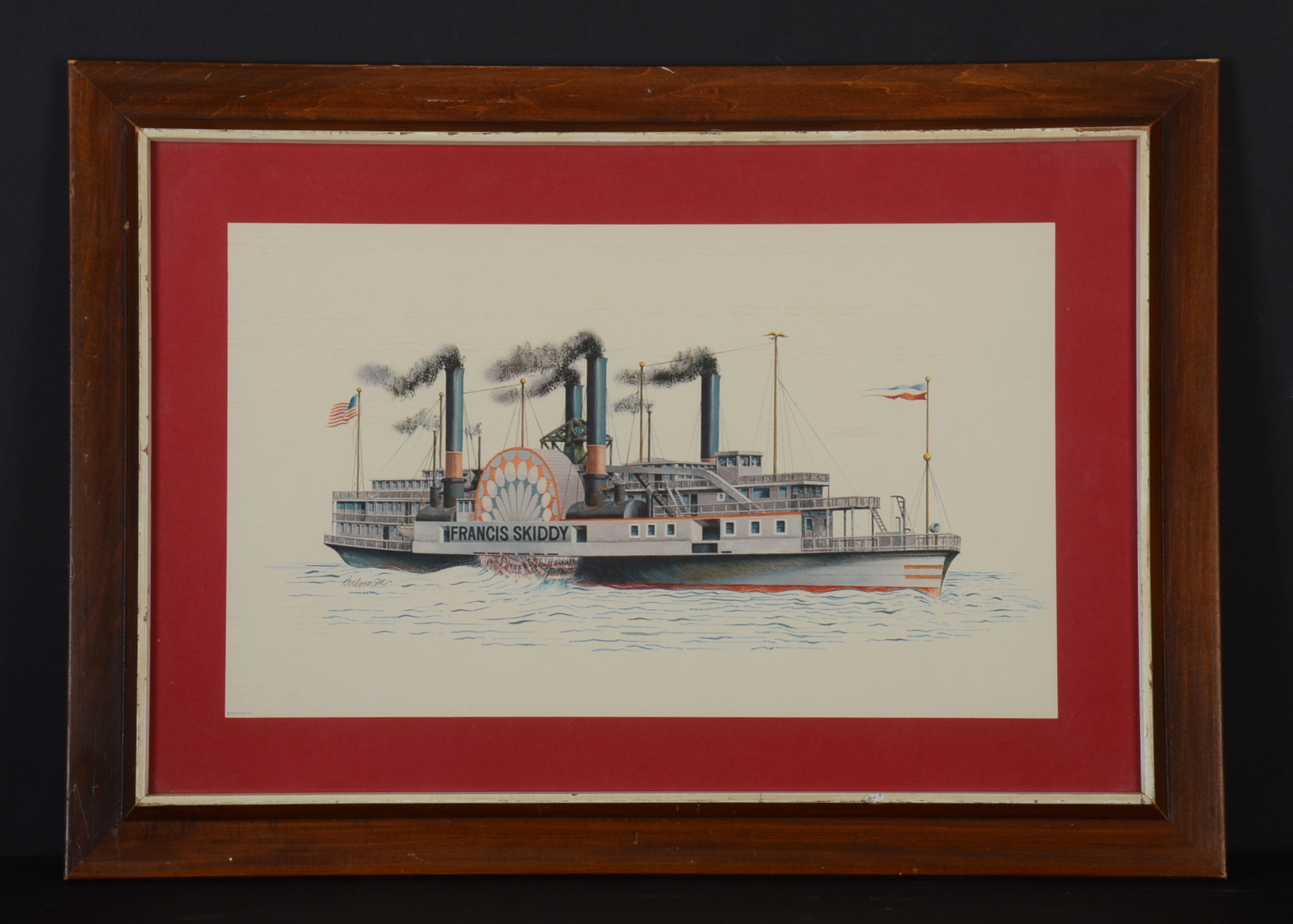 Jerome Biedermann Offset Reproduction "Francis Skiddy"