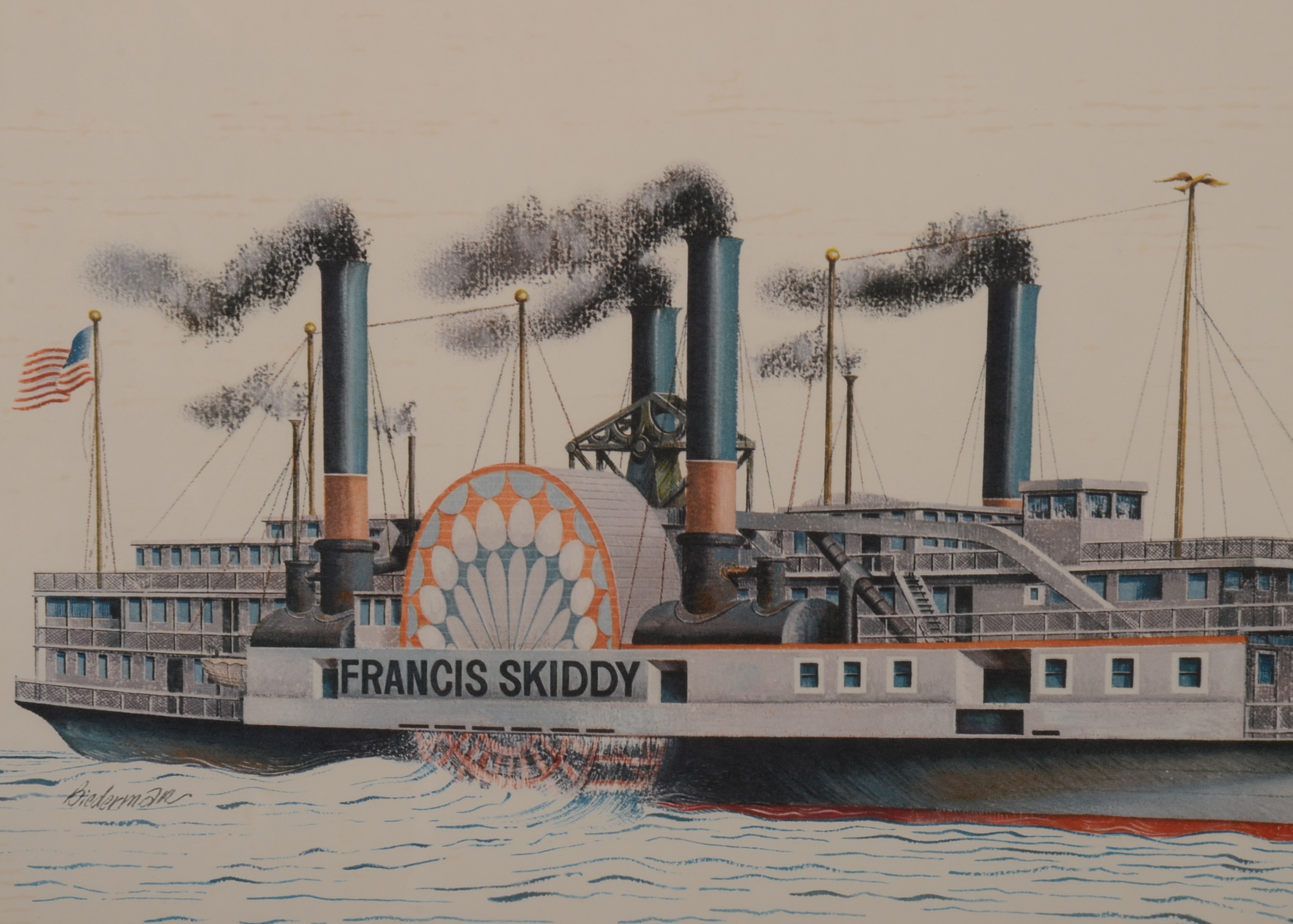 Jerome Biedermann Offset Reproduction "Francis Skiddy"