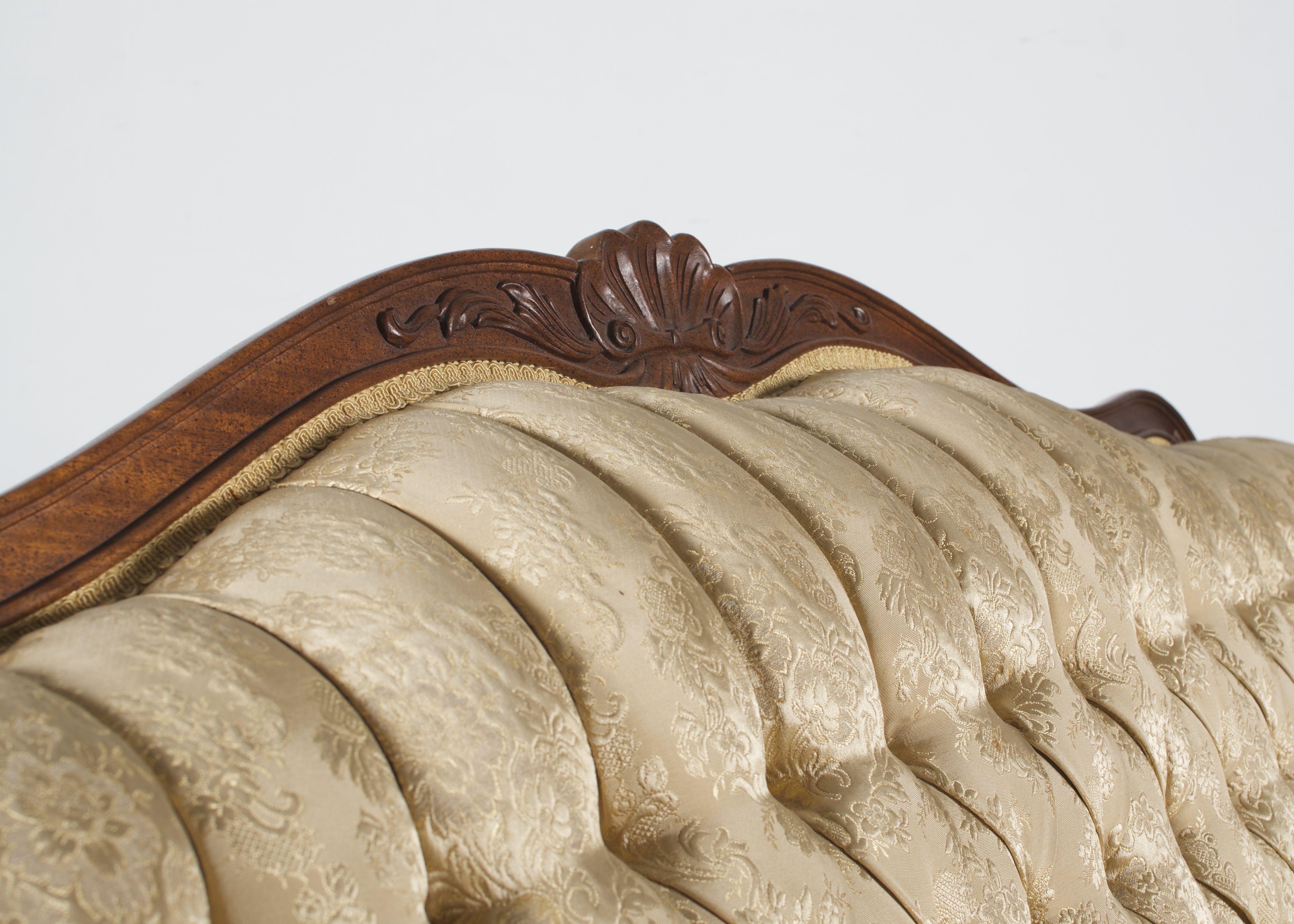 Regence Style Upholstered Sofa