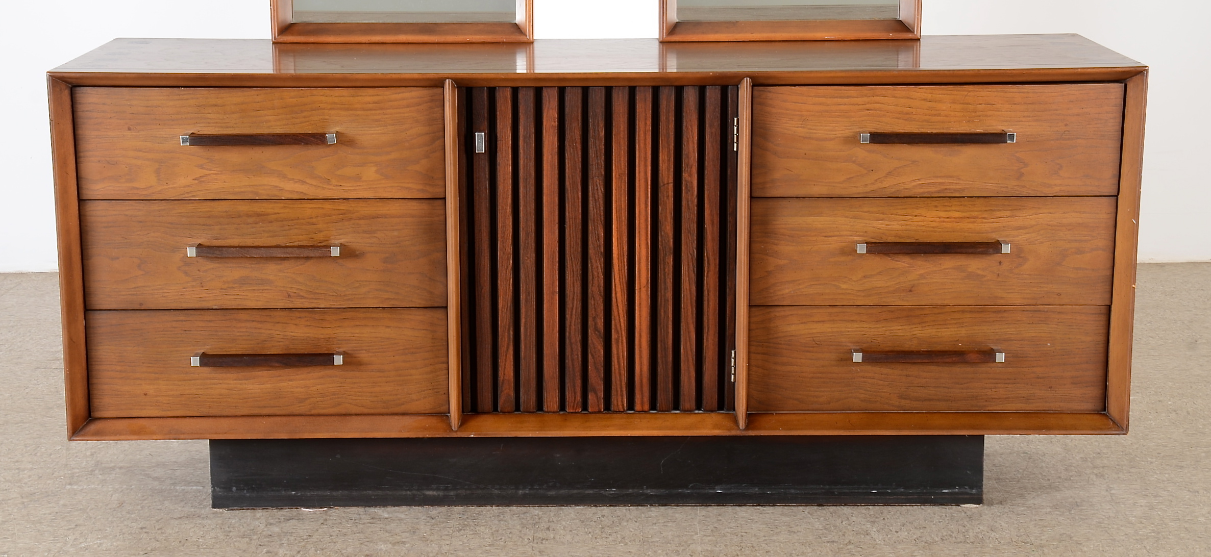 Lane Mid-Century Chest of Drawers Double Mirror