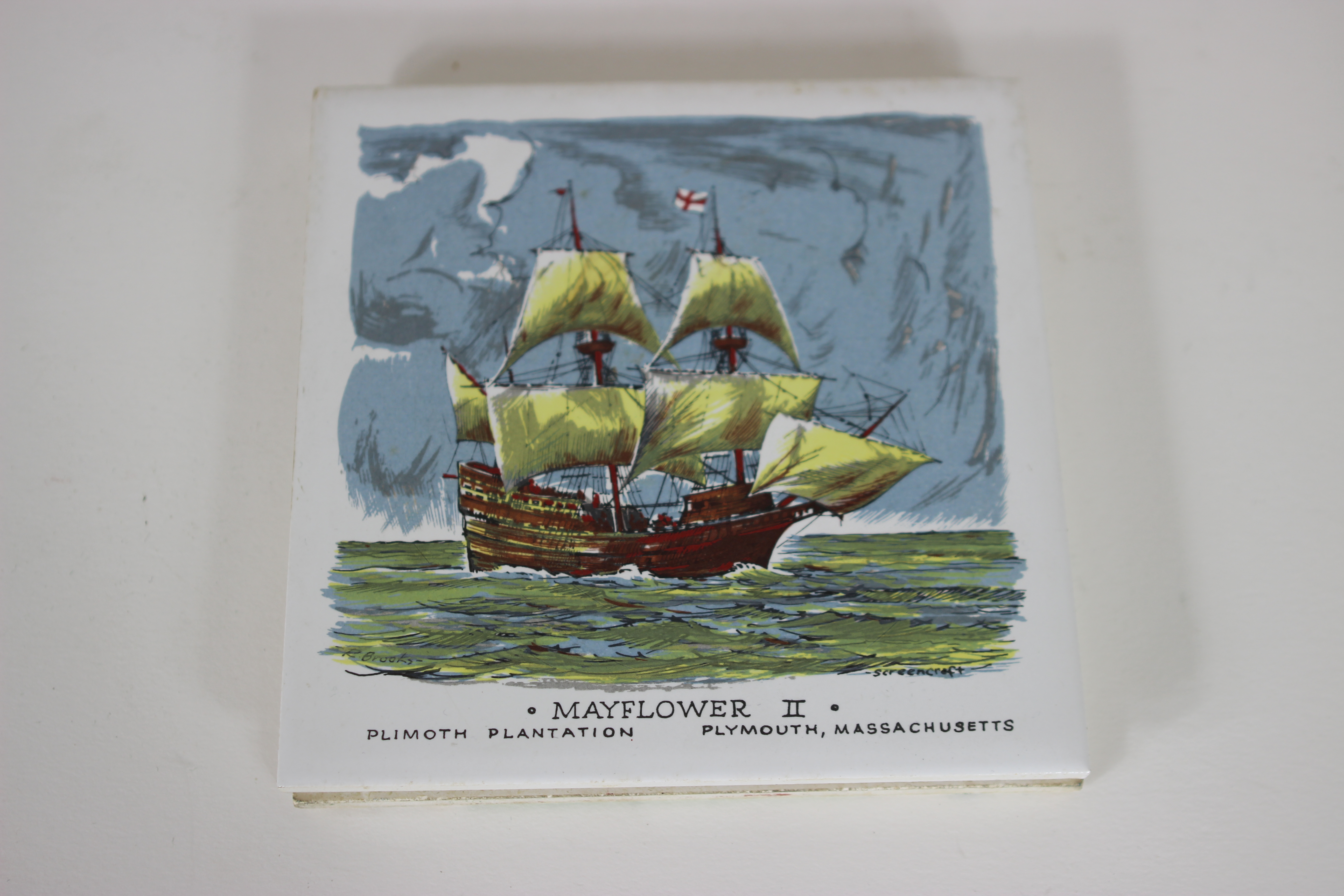 Vintage Hand-Decorated Tiles