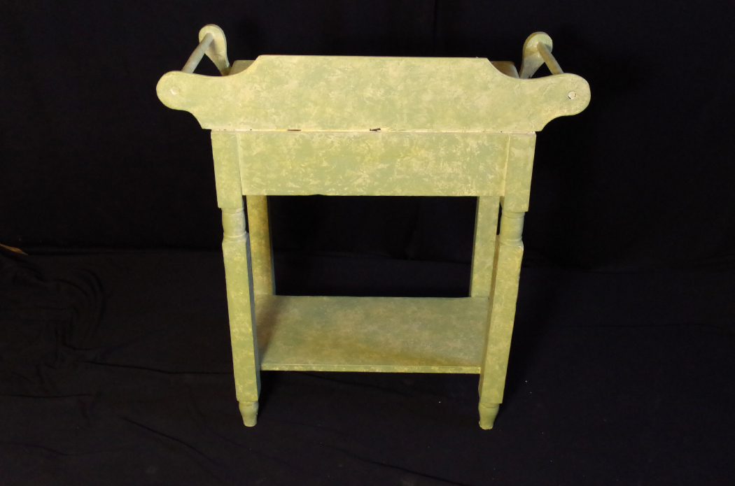 Vintage Wash Stand with Light Green Shabby Chic Finish