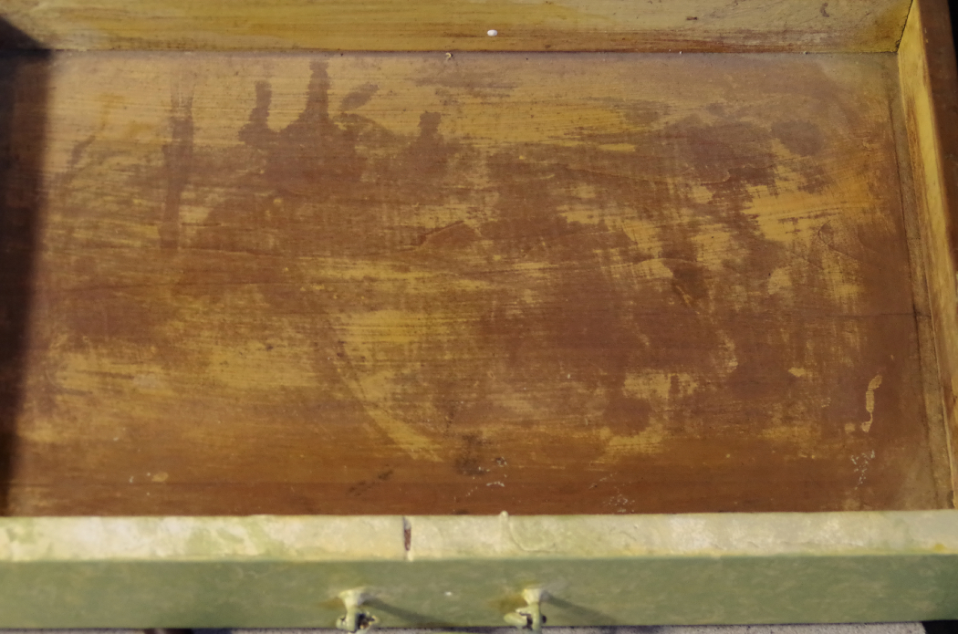 Vintage Wash Stand with Light Green Shabby Chic Finish