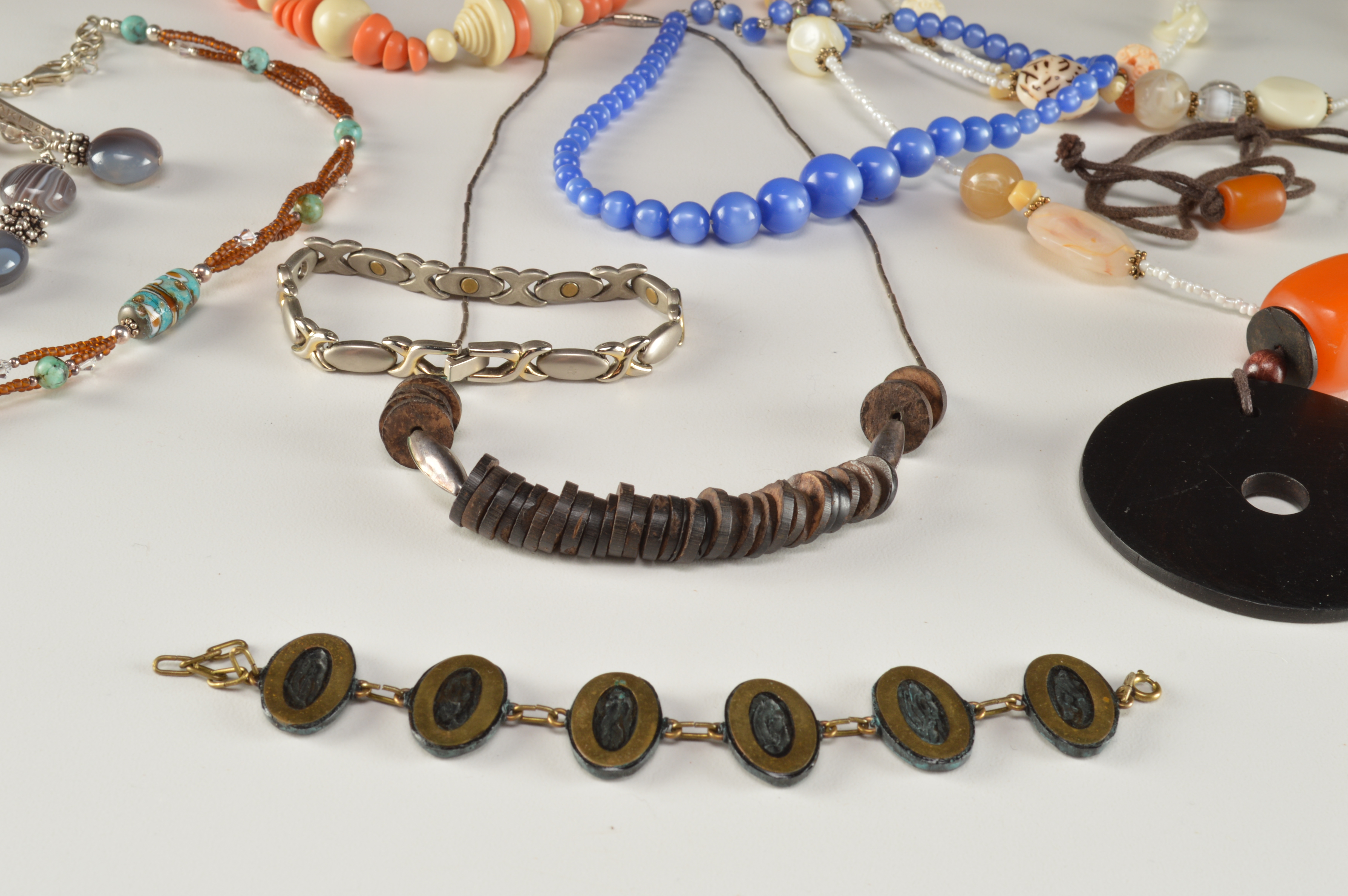 Collection of Beaded and Stone Costume Jewelry