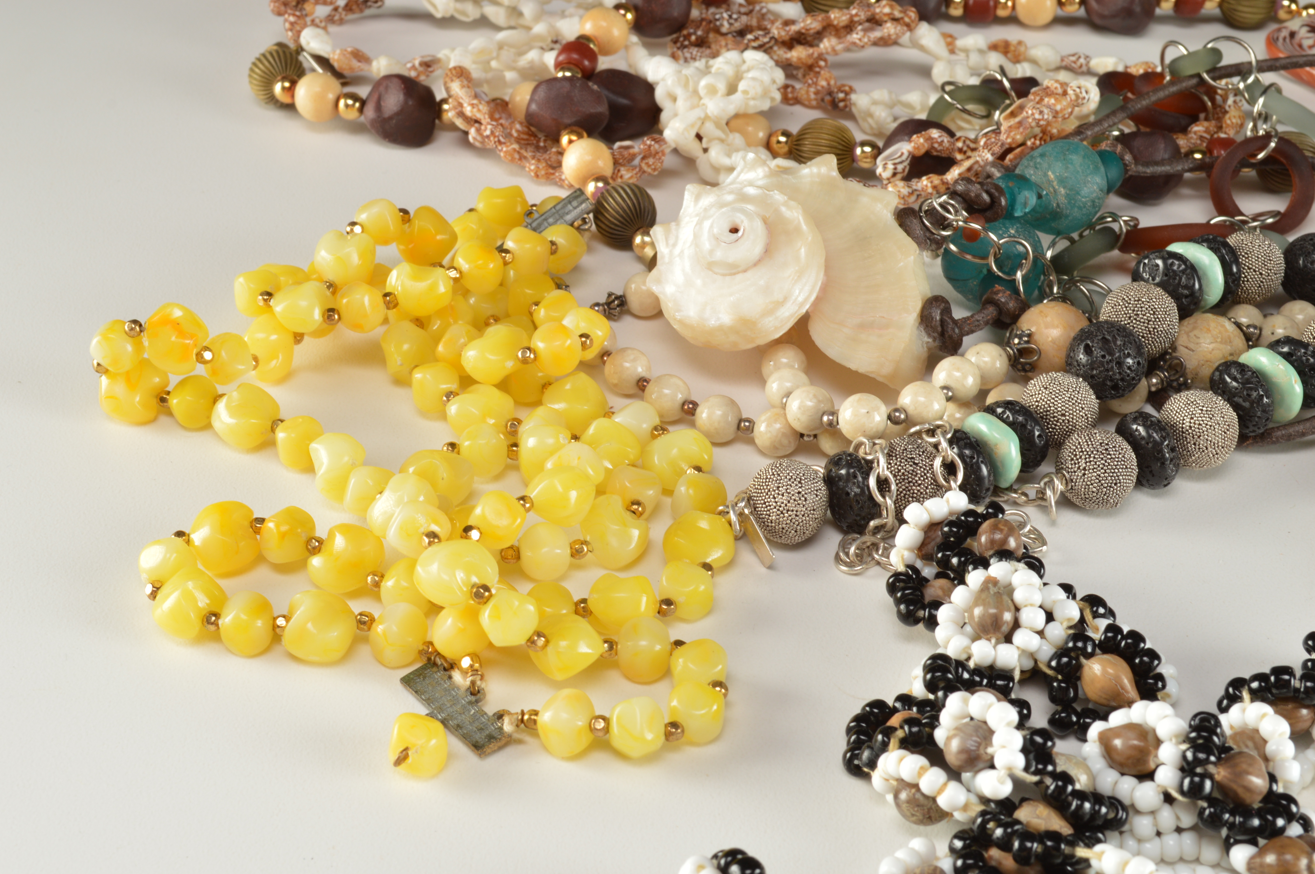 Collection of Beaded Necklaces 