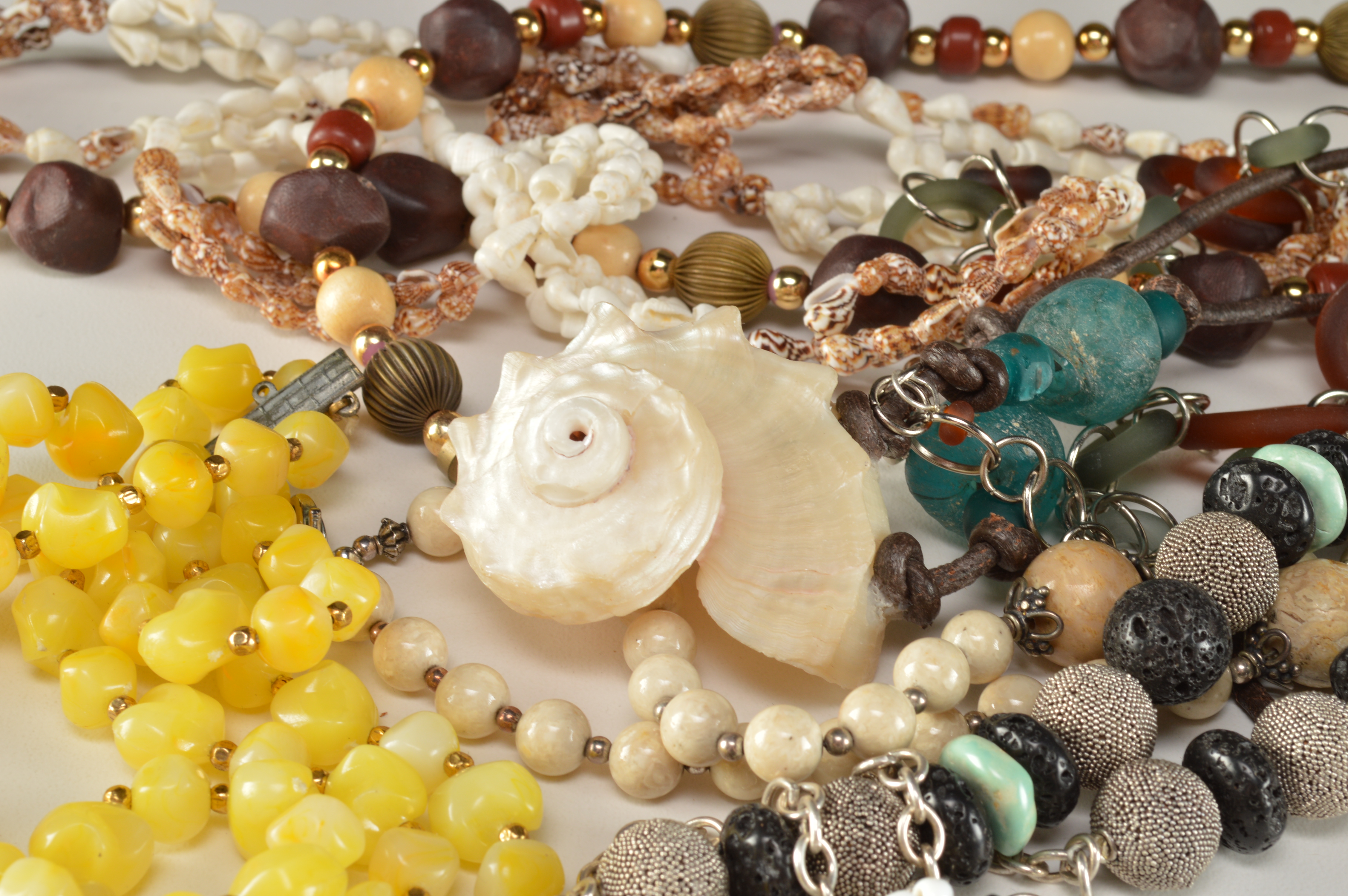 Collection of Beaded Necklaces 