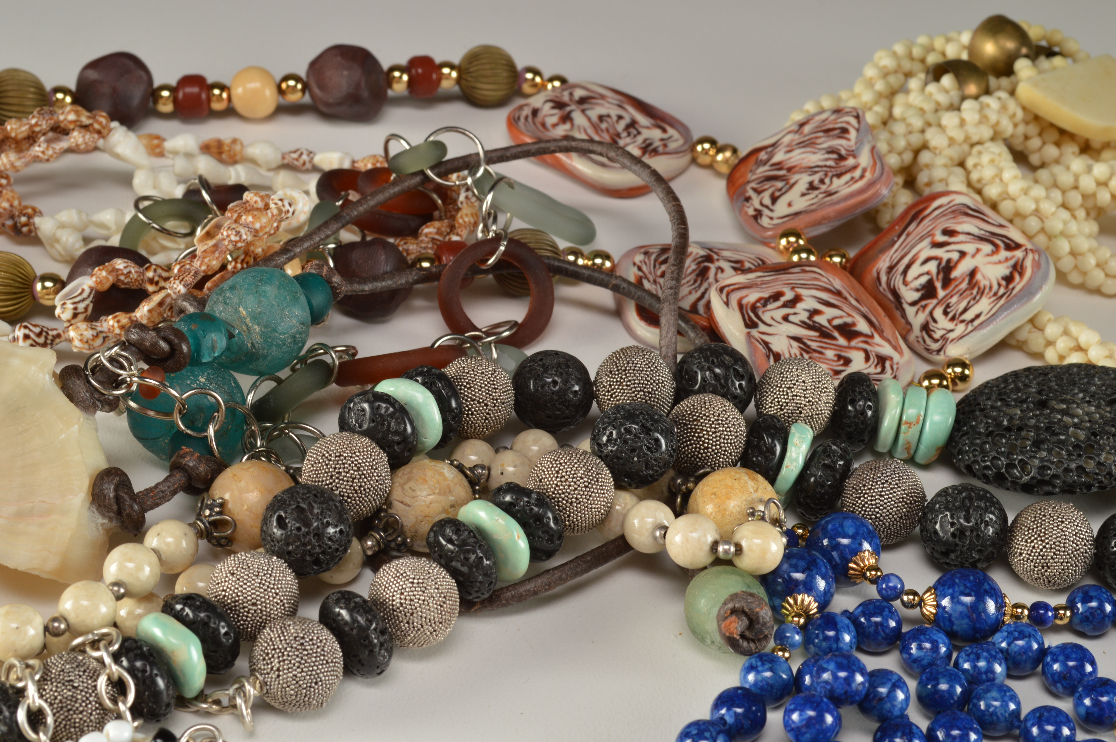 Collection of Beaded Necklaces 