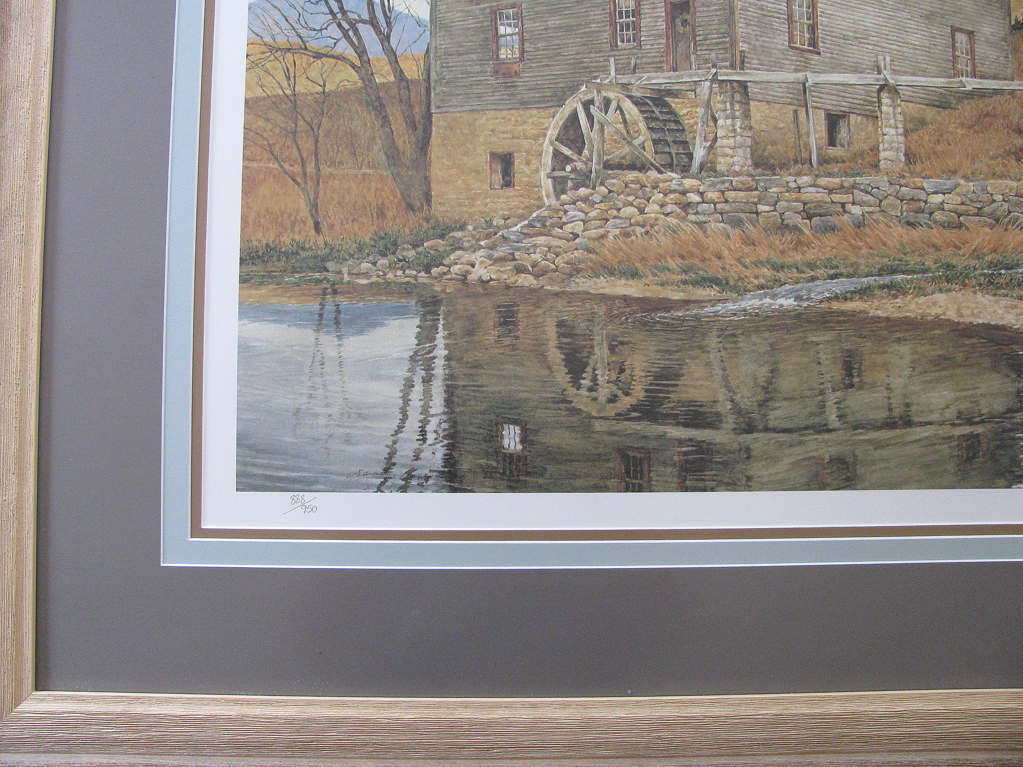 Original David Armstrong Limited Edition "Wade's Mill" Lithograph