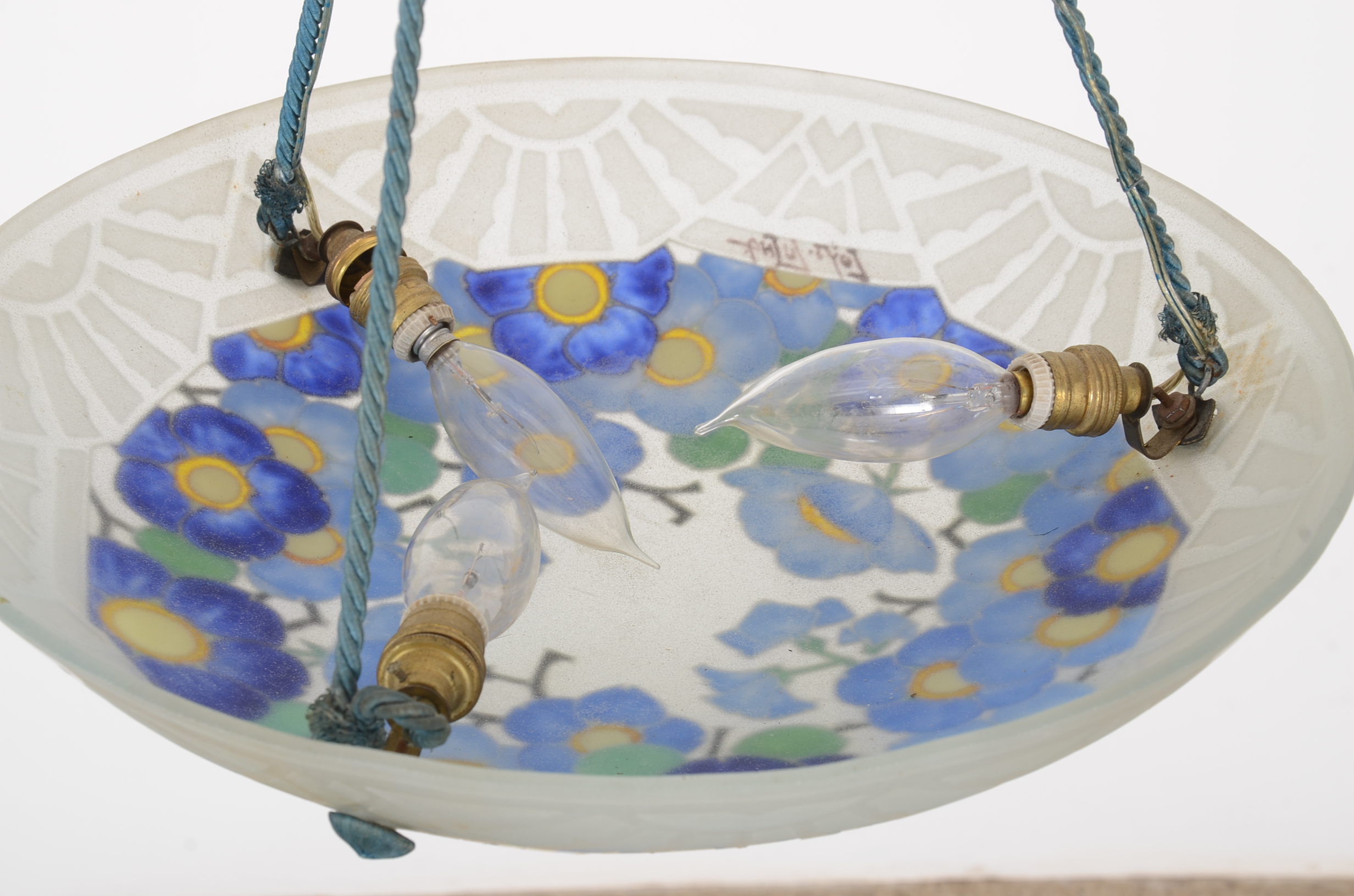 Loys Lucha Art Deco Ceiling Light